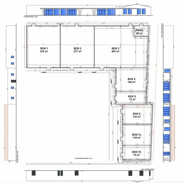 A louer Local commercial  141m² Marmande