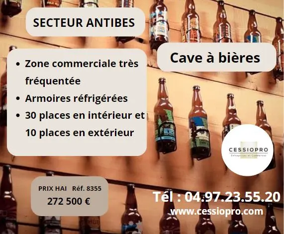 Fonds de commerce à vendre - Vente alimentaire - Antibes (06600) - 272 500 €