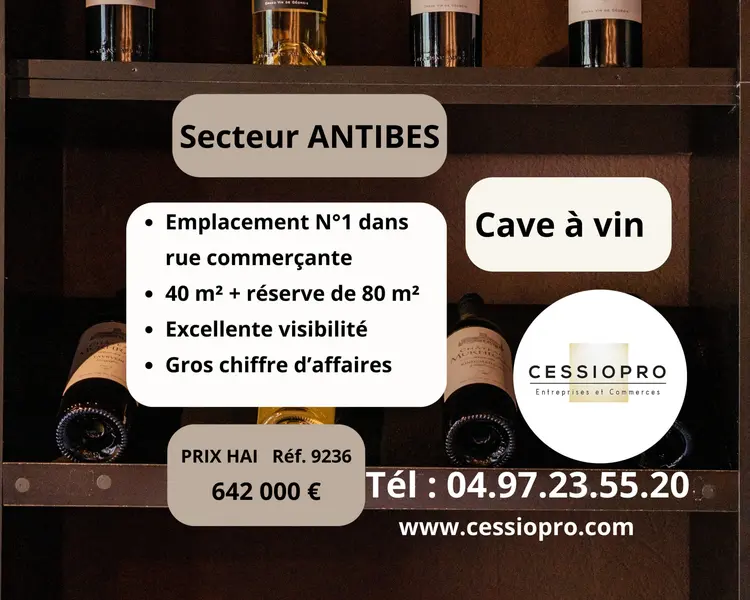 Fonds de commerce à vendre - Vente alimentaire - Antibes (06600) - 642 000 €