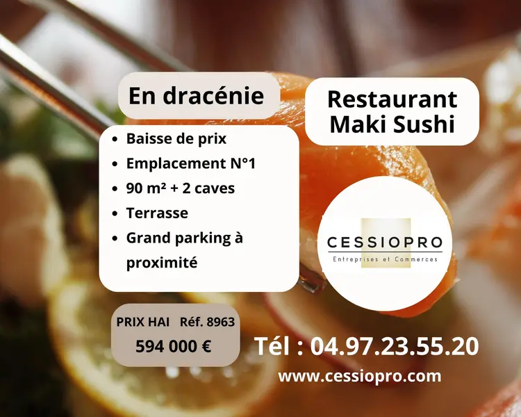 Fonds de commerce à vendre - Restauration rapide - Châteaudouble (83300) - 59...