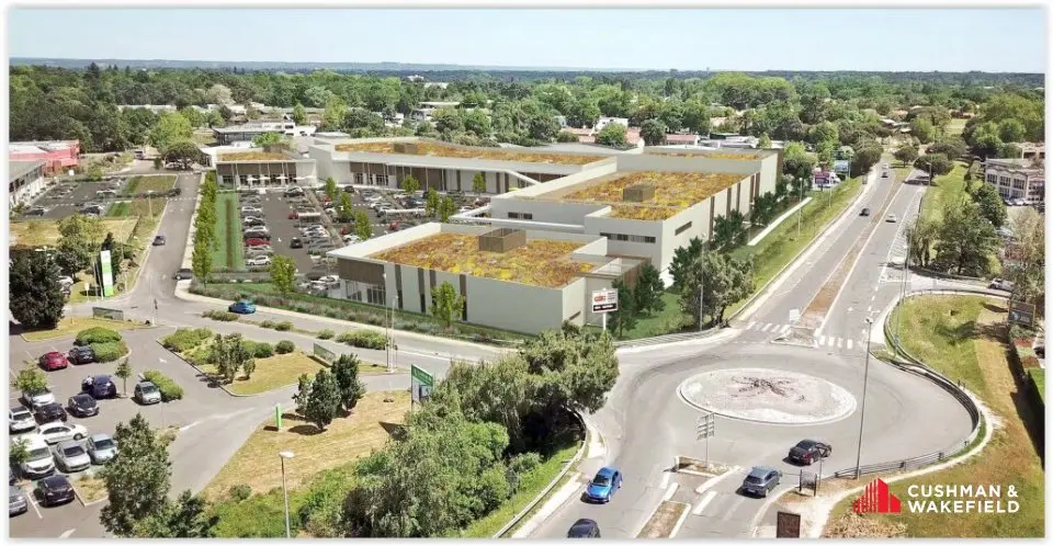 Local commercial neuf à la location avec droit d'entrée de 380m²