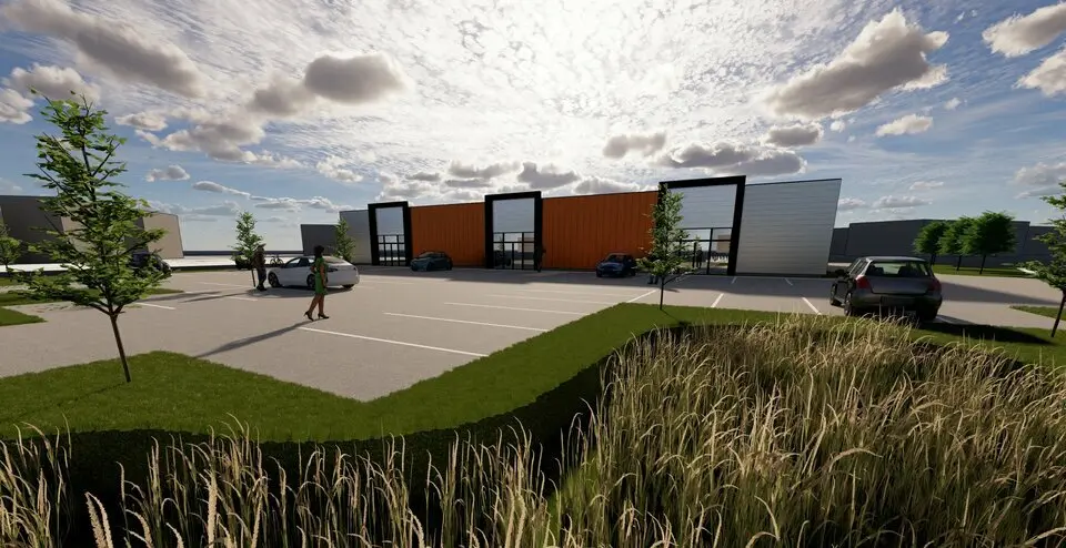 PAIMPOL : A LOUER CELLULE COMMERCIALE NEUVE 853 m²