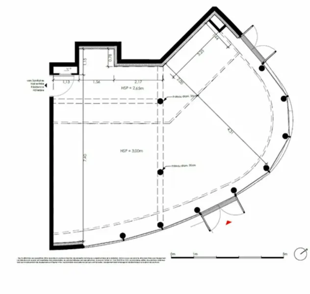 PESSAC HAUT LEVEQUE - LOCAL BRUT DE BETON IDEAL RESTAURATION