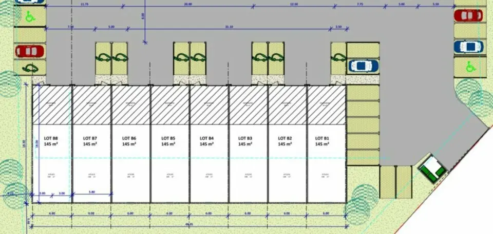 A vendre Locaux d'activité 144m² Marcilloles