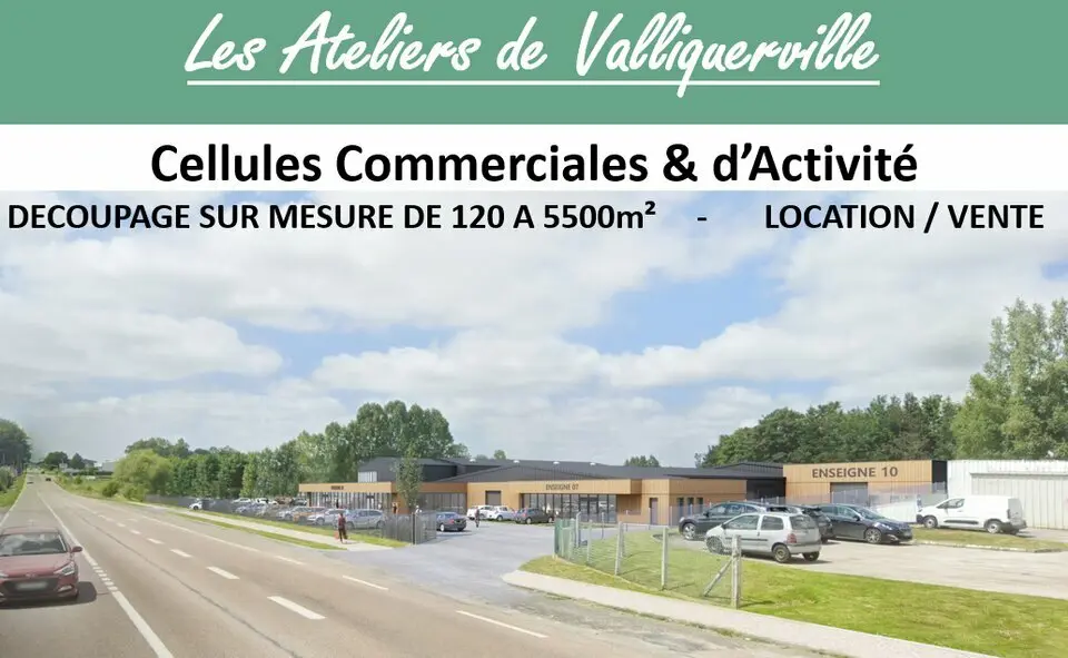 Cellule d'activité neuves de 120m² à 3000m² 