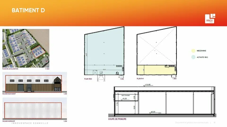 A vendre Locaux d'activité 461m² Ézanville
