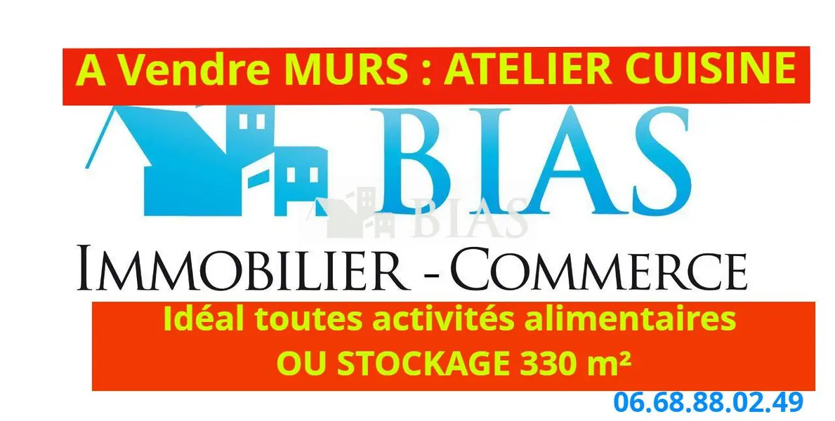 A vendre Entrepôt 330m² Dieppe