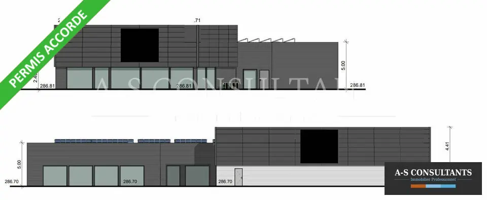 A louer Local commercial  850m² Bassens