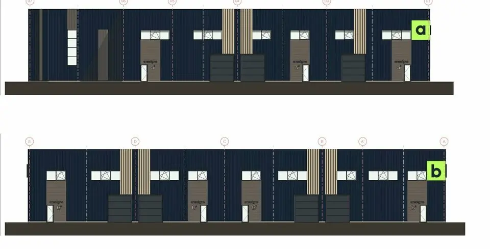 A vendre local d'activité neuf d'environ 213m²