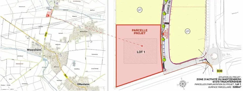 LOCAUX D'ACTIVITE A VENDRE - TRUCHTERSHEIM - ZA DU MARTZENBERG