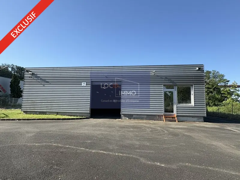 Entrepôt / Activité à louer - Lormont (33310) - 500 m² - 3 333 €/mois