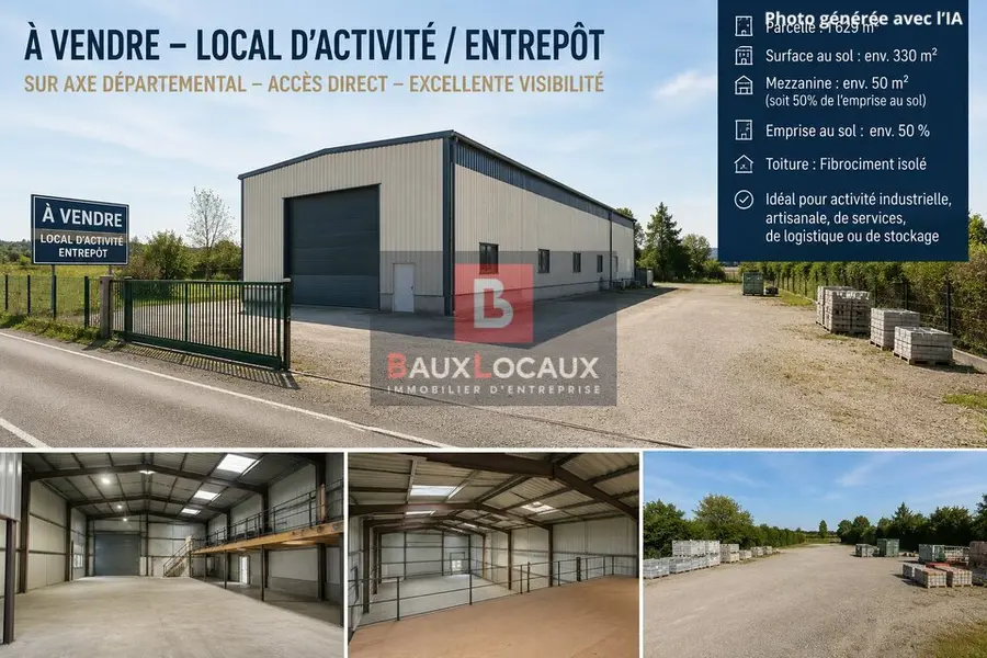Entrepôt / Activité à vendre - Grans (13450) - 330 m²