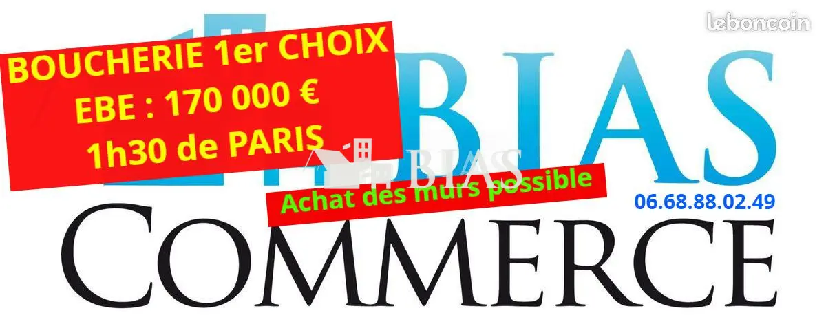 Fonds de commerce à vendre - Vente alimentaire - Aigleville (27120) - 483 000 €