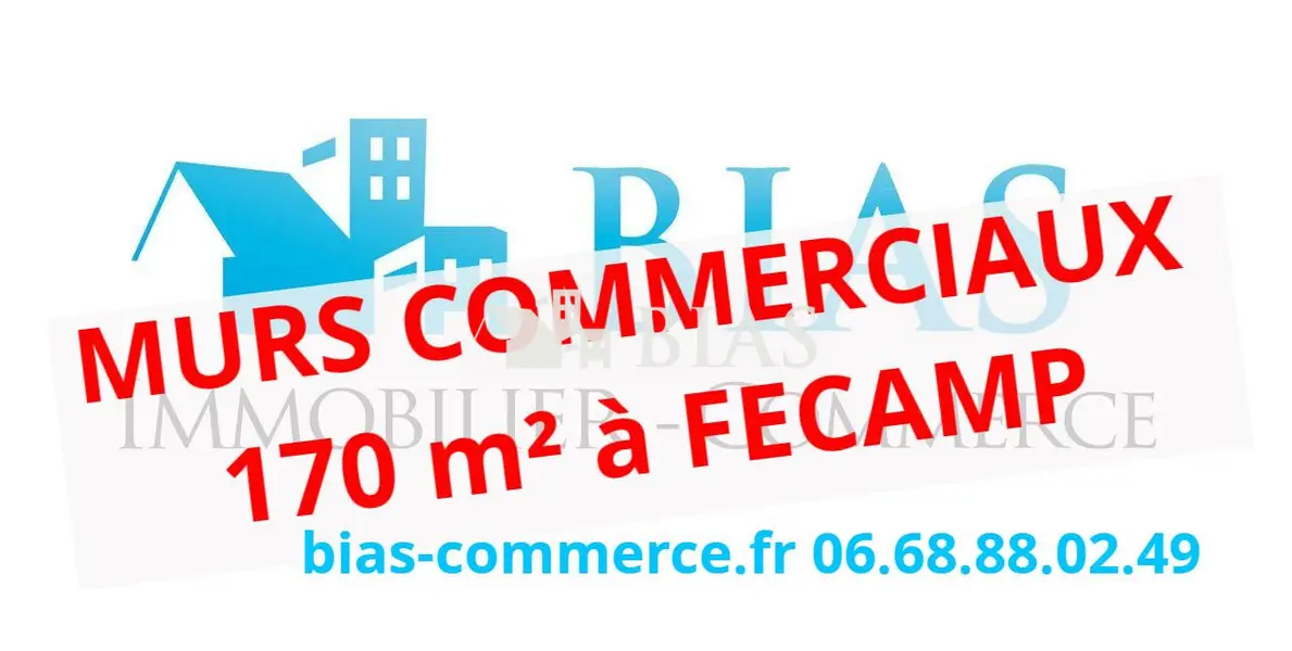 MURS COMMERCIAUX 170 m² à FÉCAMP à Vendre en pleine propriété