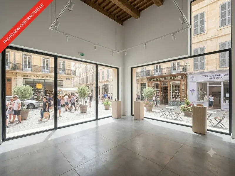 LOCAL A LOUER 70 m² CENTRE VILLE 13001 MARSEILLE