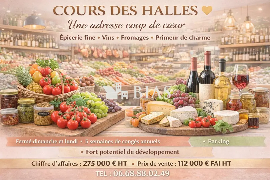 A vendre Fonds de commerce 140m² Aizier