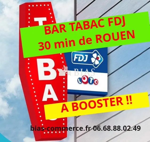 BAR -TABAC-FDJ en Centre Bourg - 30 min de ROUEN
