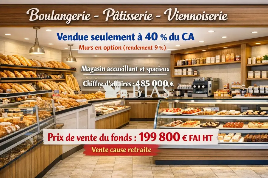 A vendre Fonds de commerce 180m² Dieppe